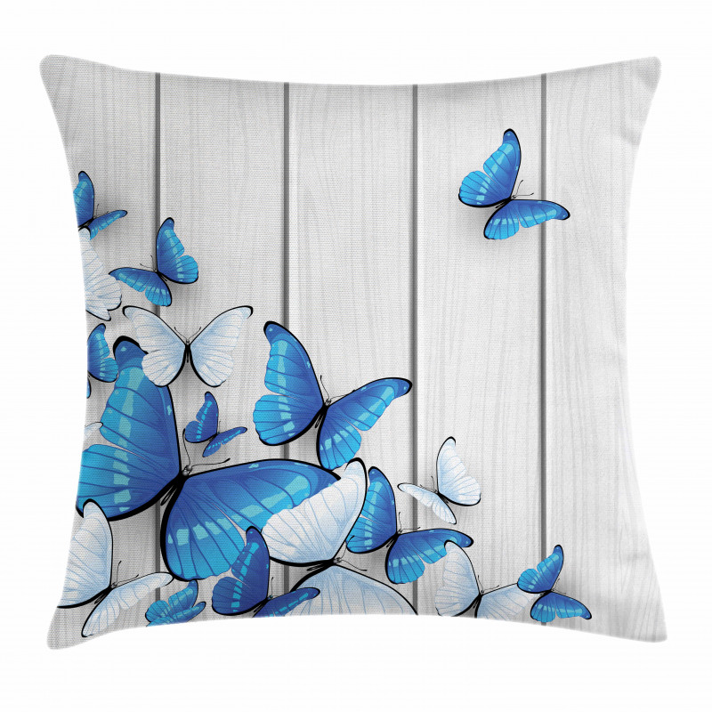 Insect Wooden Timber Pillow Cover