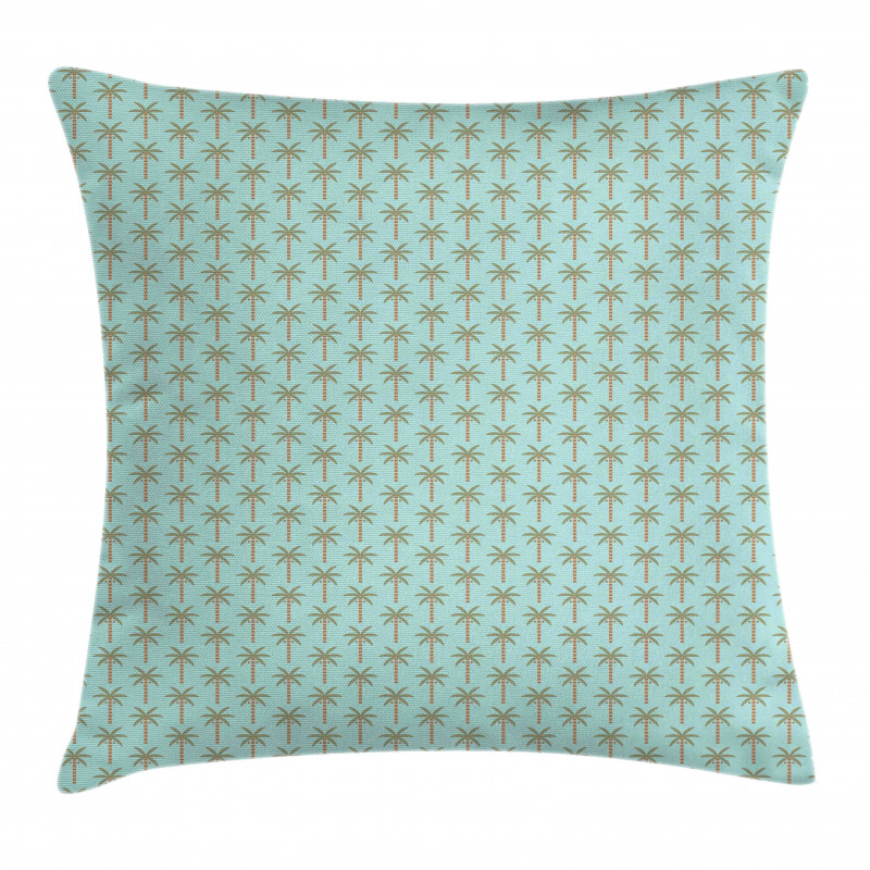Exotic Coconut Palm Trees Pillow Cover