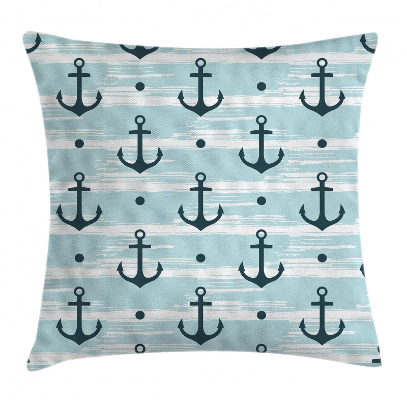 Pattern with Anchors Pillow Cover