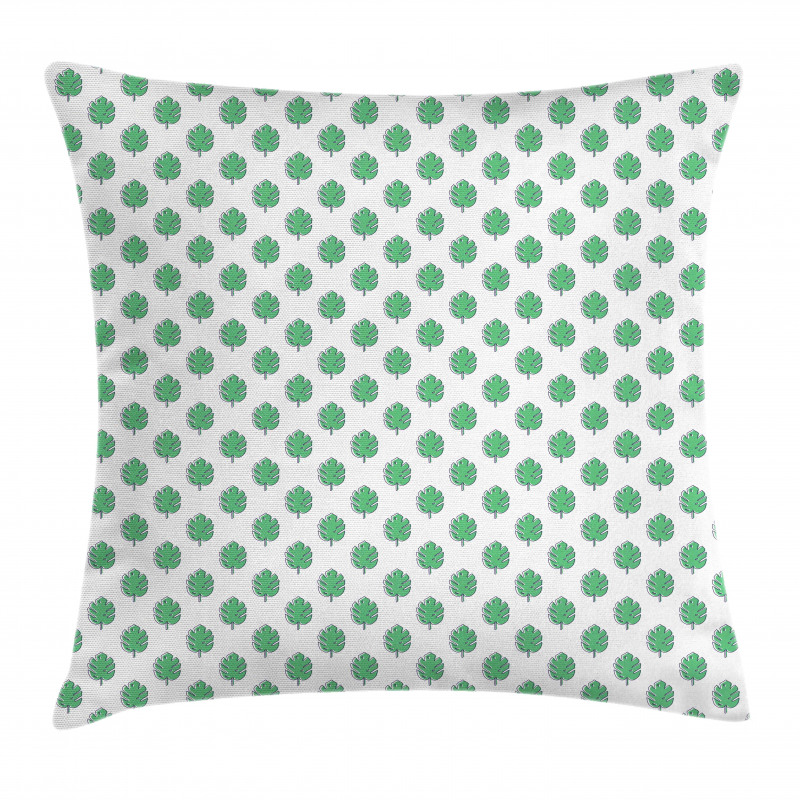 Hawaiian Arcadia Monstera Pillow Cover