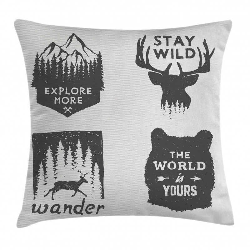 Stay Wild and Wander Pillow Cover