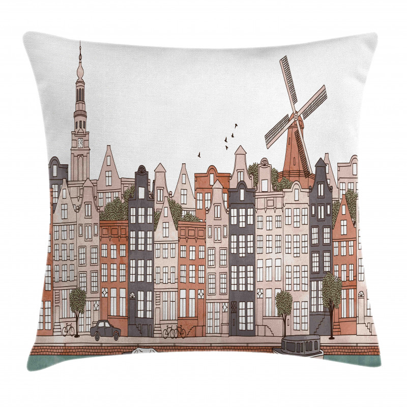 Netherlands Historic Art Pillow Cover
