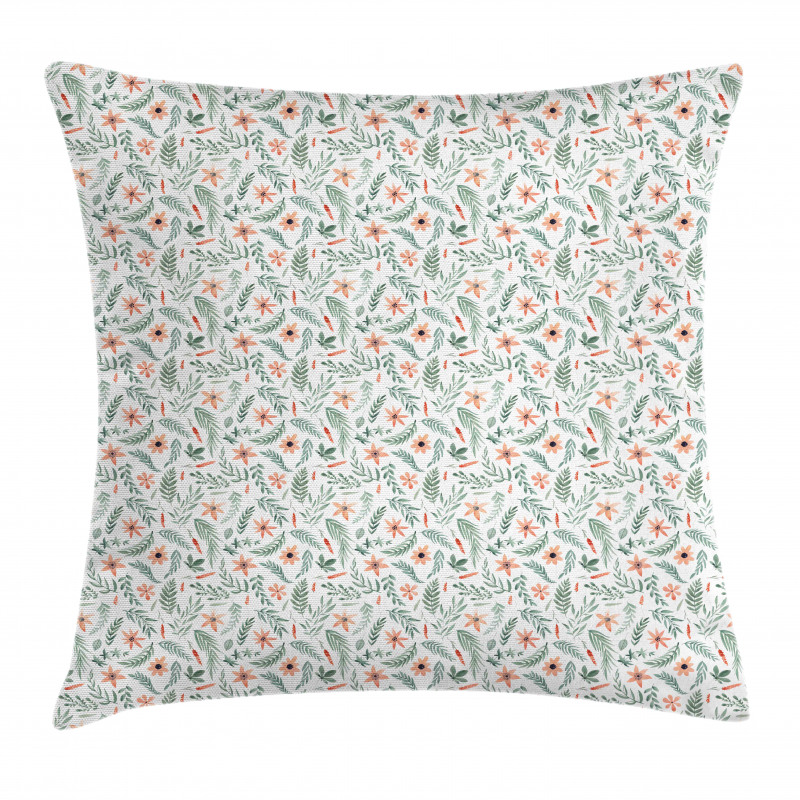 Watercolor Petals Beauty Pillow Cover