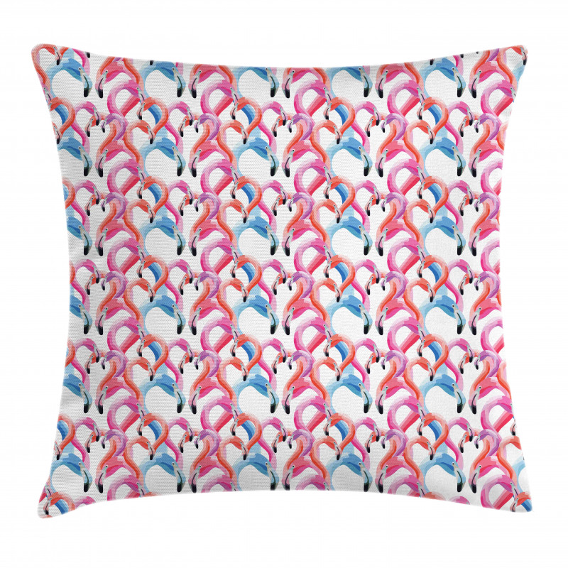 Watercolor Pastel Birds Pillow Cover