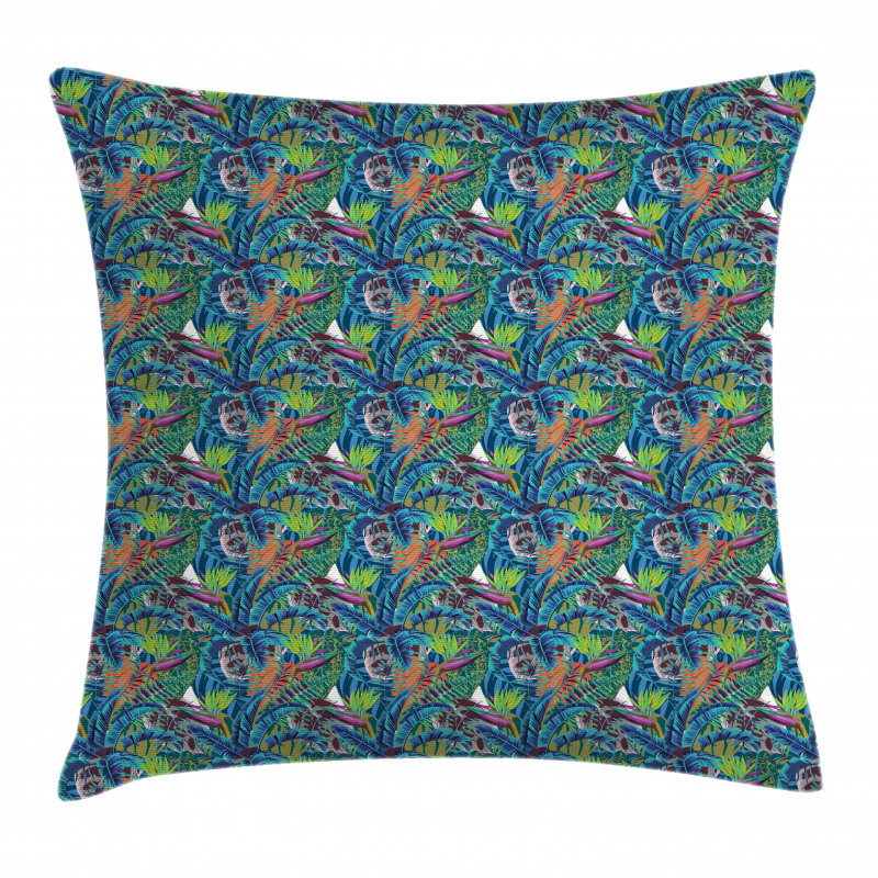 Jungle Flourishing Pillow Cover