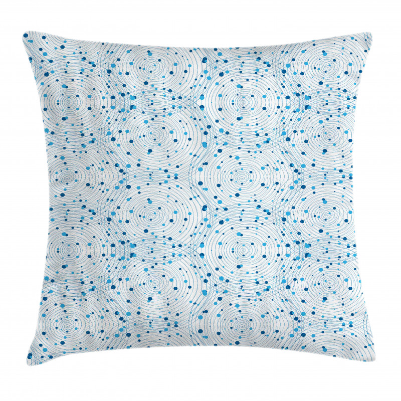 Overlapping Circles Art Pillow Cover