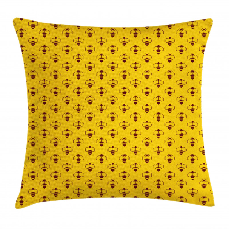 Geometric Honey Lover Pillow Cover