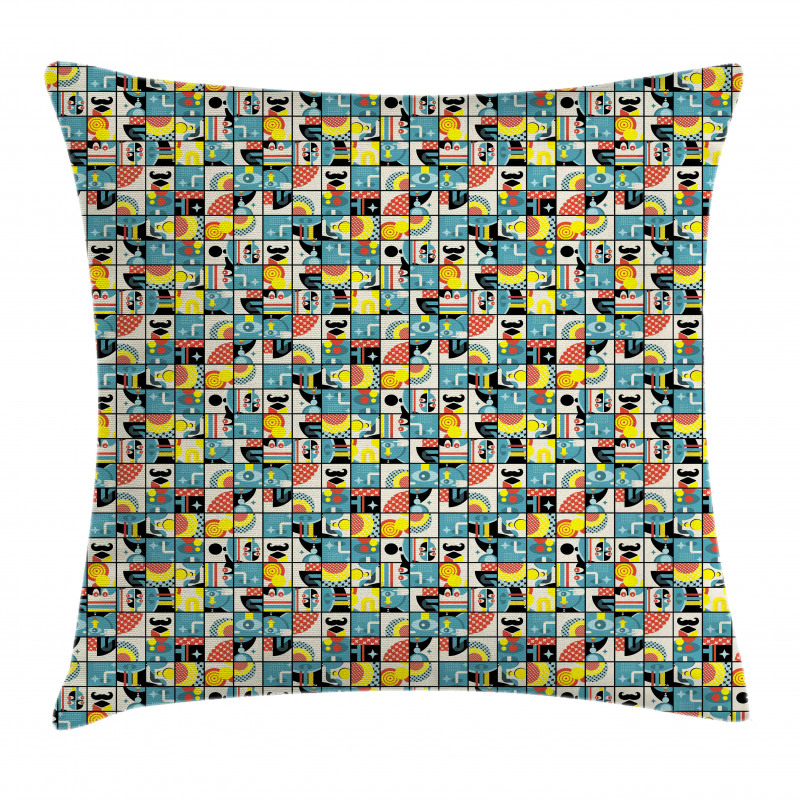 Completing Squares Design Pillow Cover