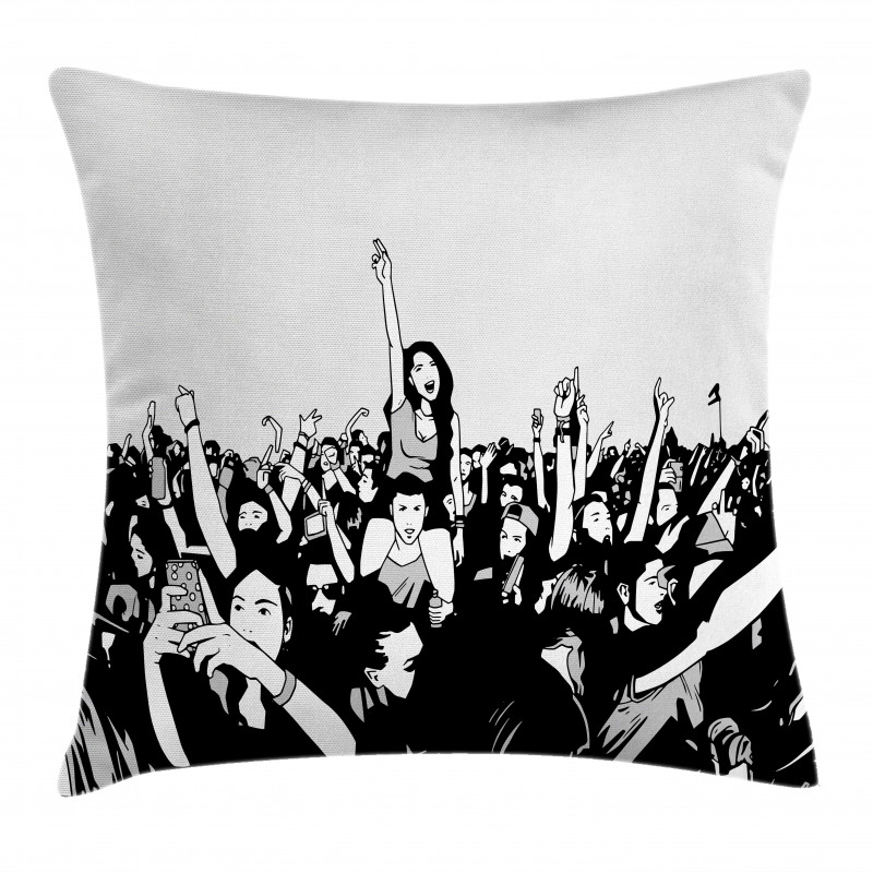 Concert Theme Pillow Cover