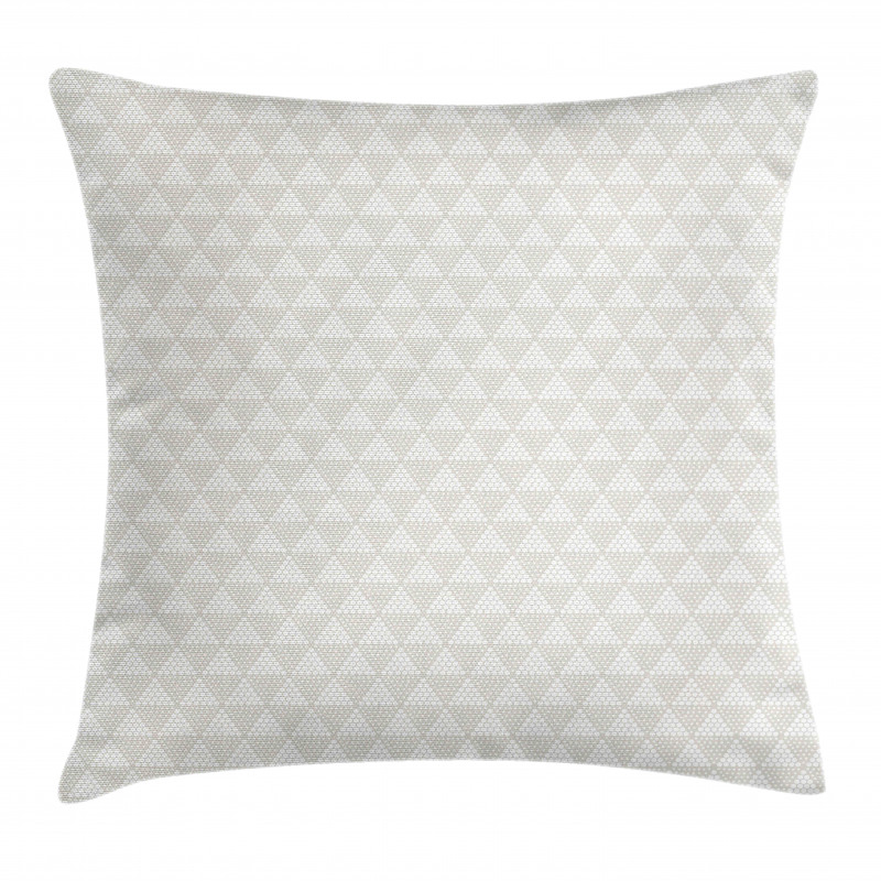 Modern Dotted Triangles Pillow Cover