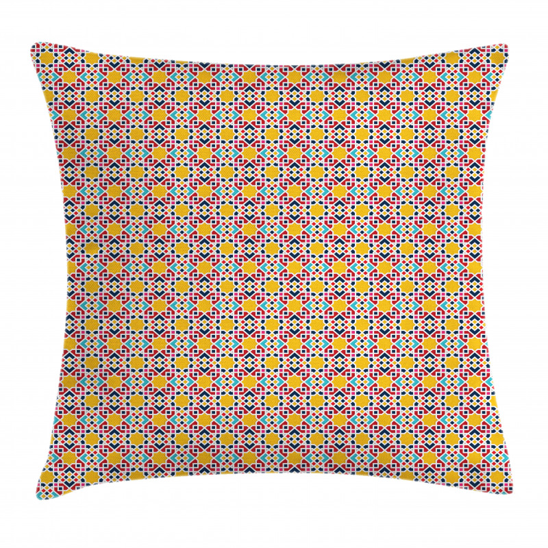 Colorful Modern Oriental Pillow Cover