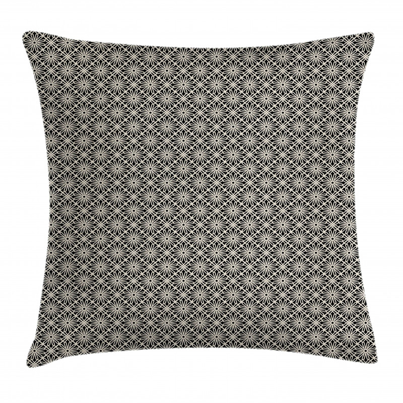 Classic Geometric Floral Pillow Cover