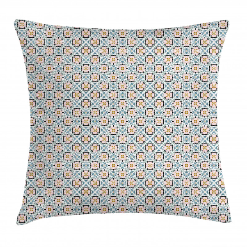 Pastel Tones Floral Art Pillow Cover