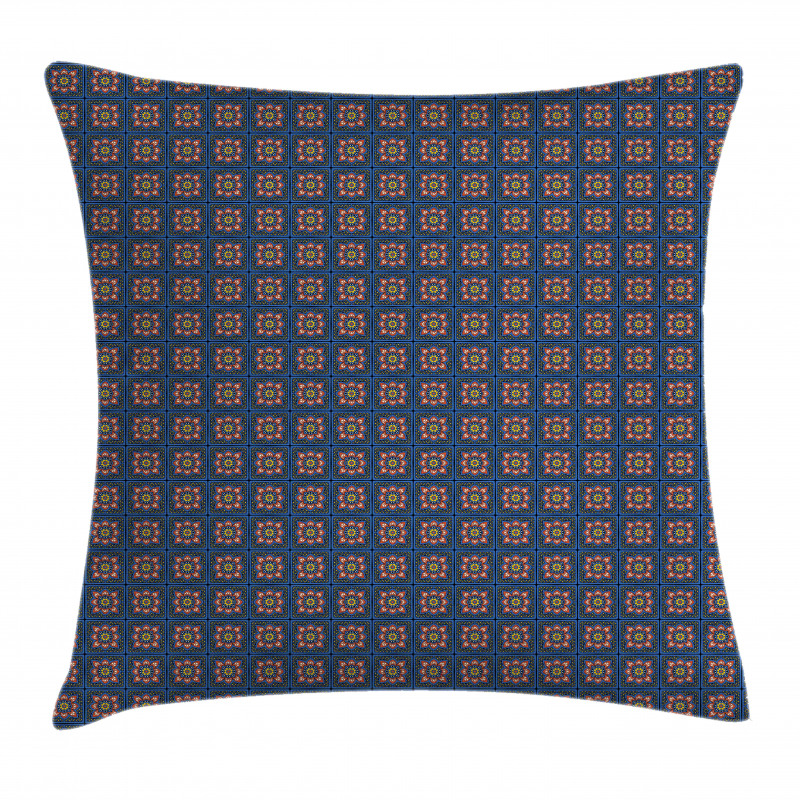 Traditional Orient Floral Pillow Cover