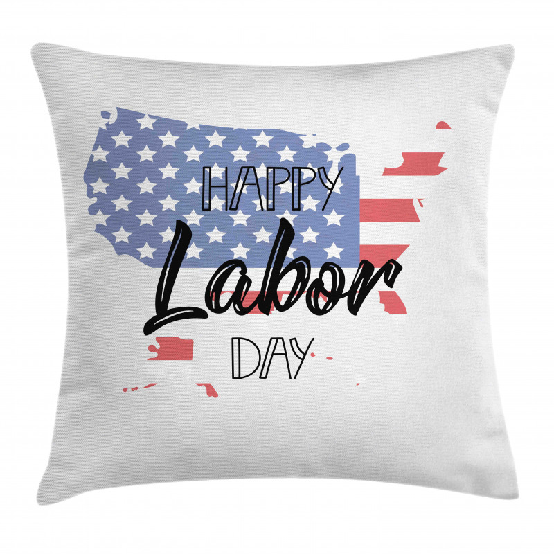 American Holiday Concept Pillow Cover
