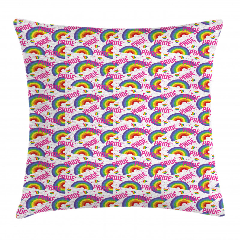 Vivid Pixel LGBT Theme Pillow Cover