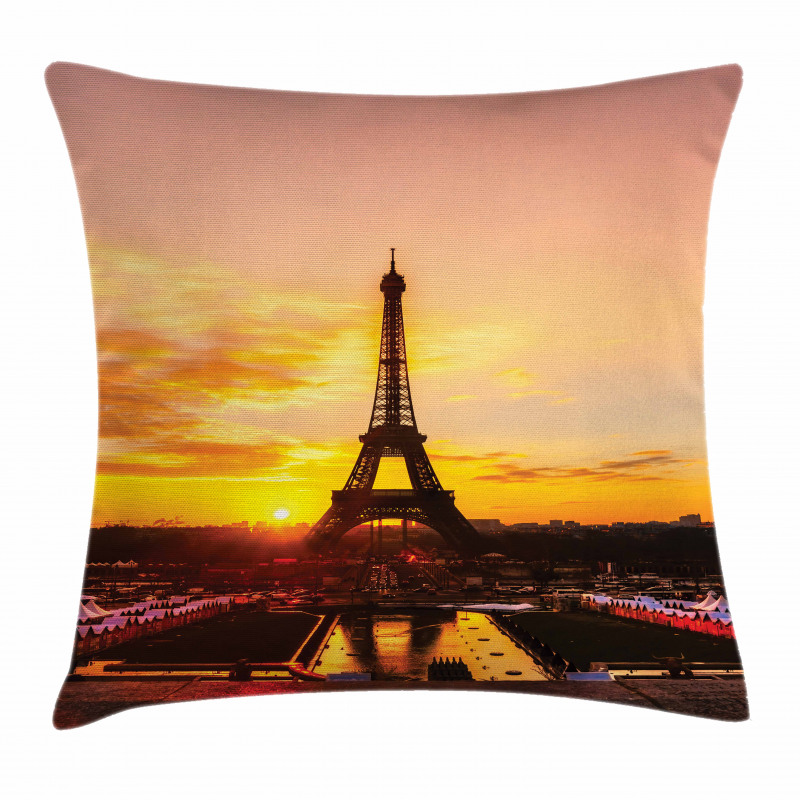 Sun View Old Paris Pillow Cover