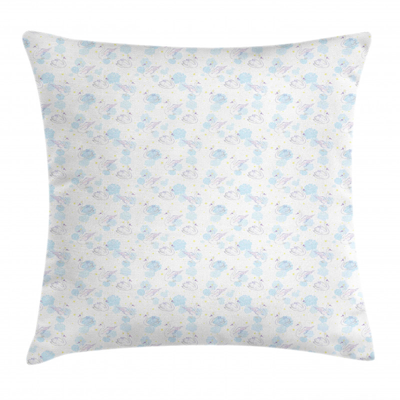 Royalty Aquatic Bird Stars Pillow Cover