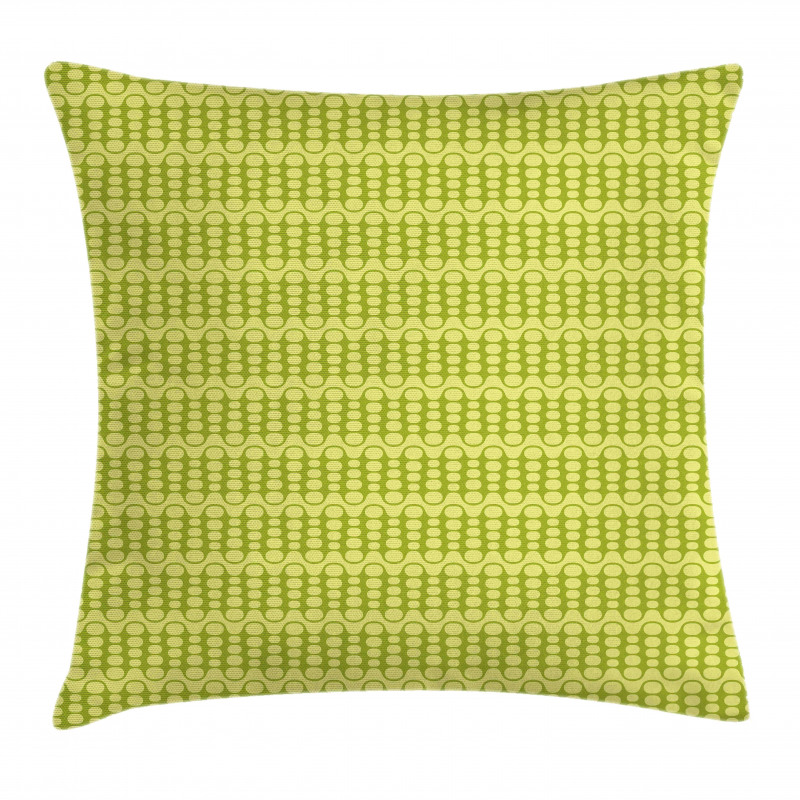 Minimalistic Green Geometry Pillow Cover