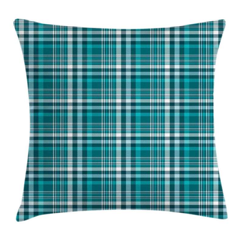 Classic Crossing Line Squares Pillow Cover