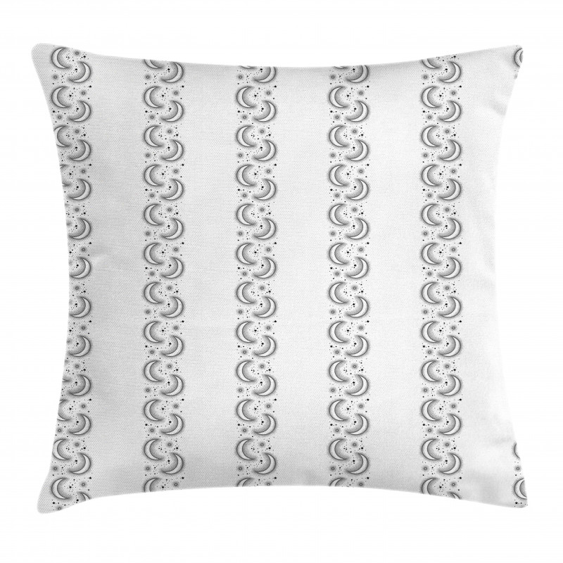 Minimalist Dots Stars Sun Pillow Cover