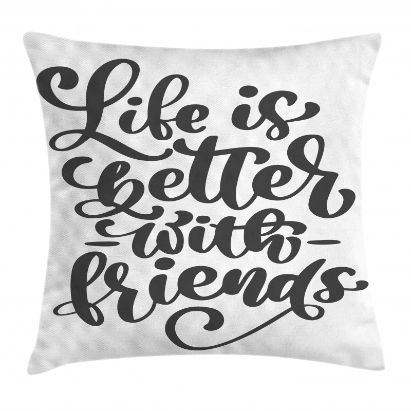 Friendship Love Pillow Cover