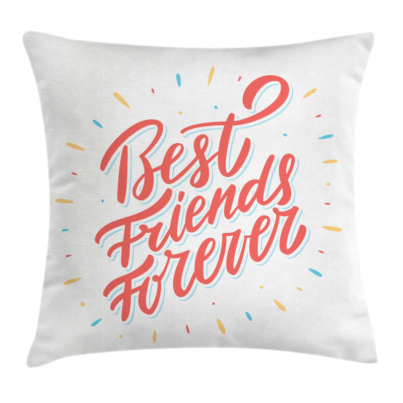 Colorful Buddies Art Pillow Cover