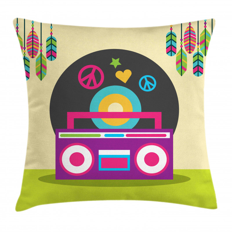 Bohemian Stereo Radio Pillow Cover