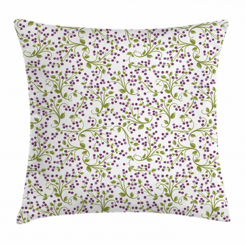 Wild Berries Botanical Pillow Cover