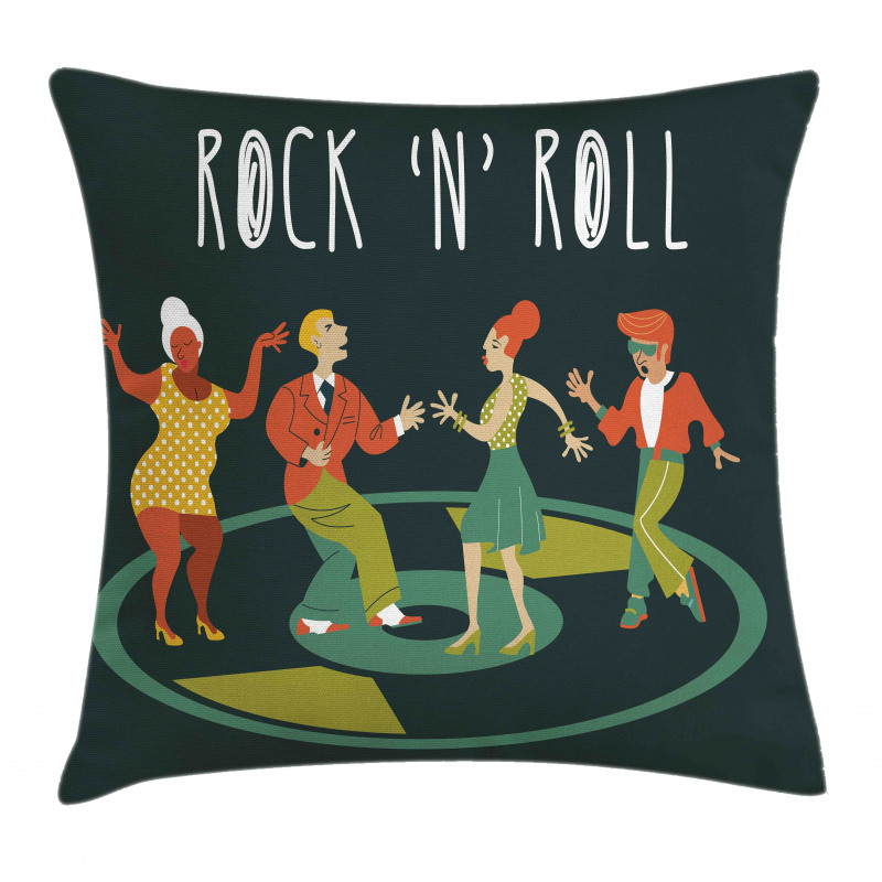 Hipster Themed Party Pillow Cover