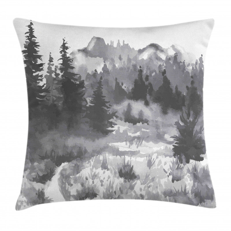 Watercolor Woodland Pillow Cover