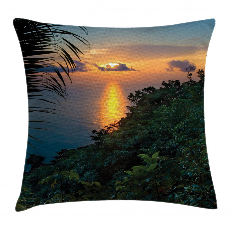 Sunrise on Ocean Seaside Pillow Cover