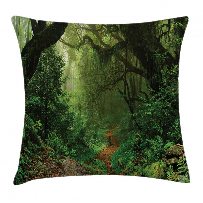 Forest in Asia Touristic Pillow Cover