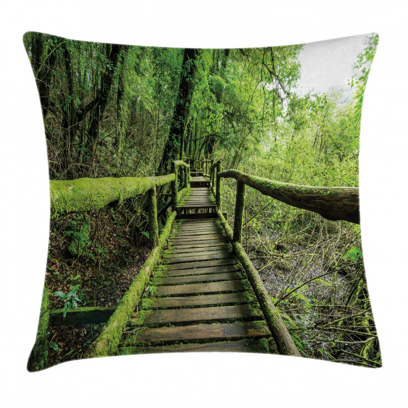 Rainforest in Inthanon Pillow Cover