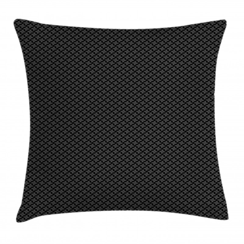 Monochrome Geometric Stars Pillow Cover