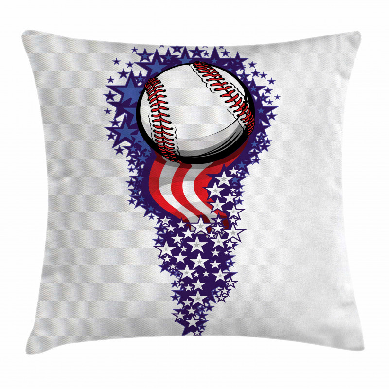 Stars Stripes Firework Pillow Cover