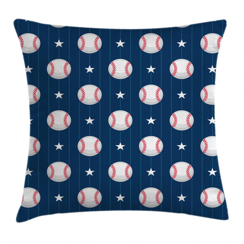 Baseball Stripes Pillow Cover