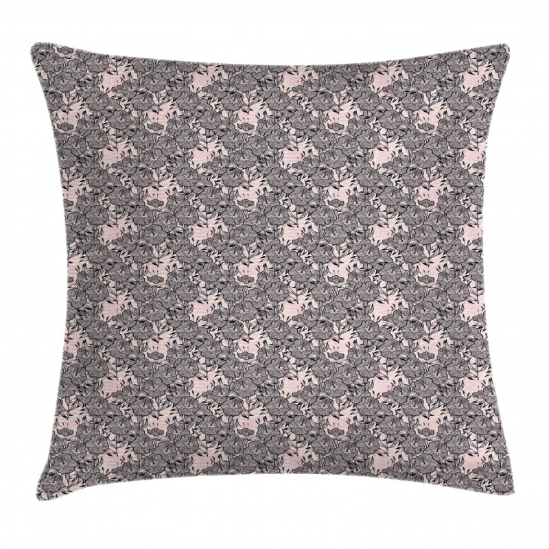 Creative Bindweed Motif Pillow Cover