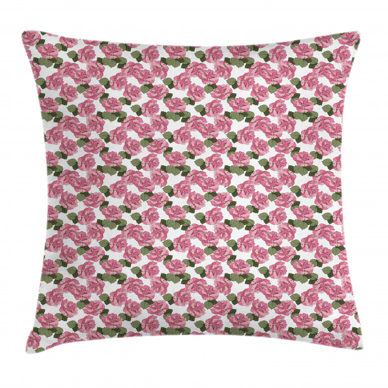 Wild Spring Peonies Pillow Cover