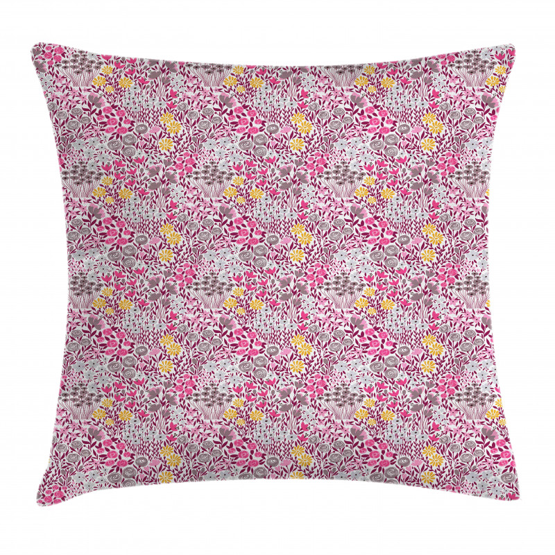 Abstract Garden Blossom Pillow Cover