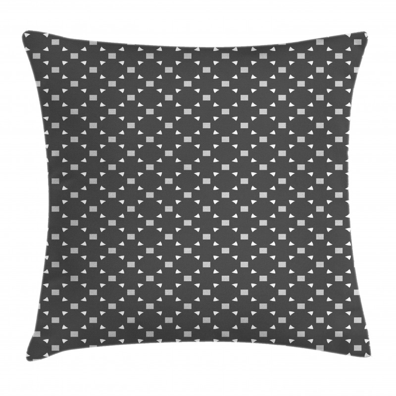 Neutral Pattern Petal Square Pillow Cover