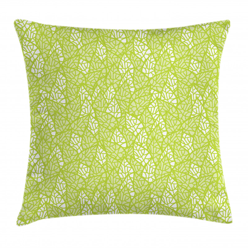 Ecology Garden Leaves Pillow Cover