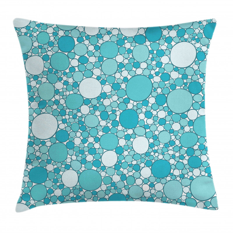 Modern Bubbles Pattern Pillow Cover
