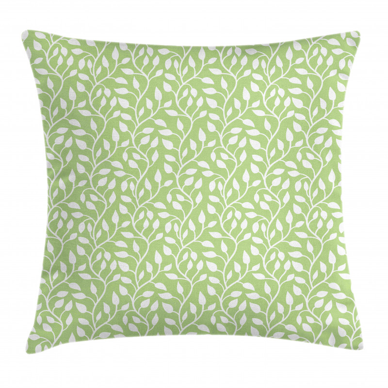 Modern Leaf Pattern Pillow Cover