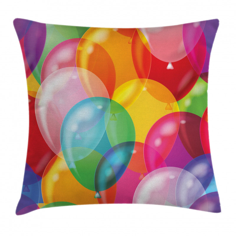 Balloons Fun Pillow Cover