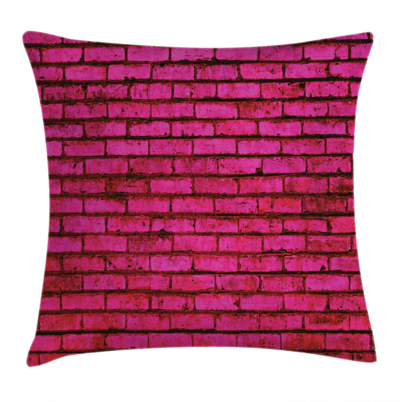 Grunge Bricks Art Pillow Cover