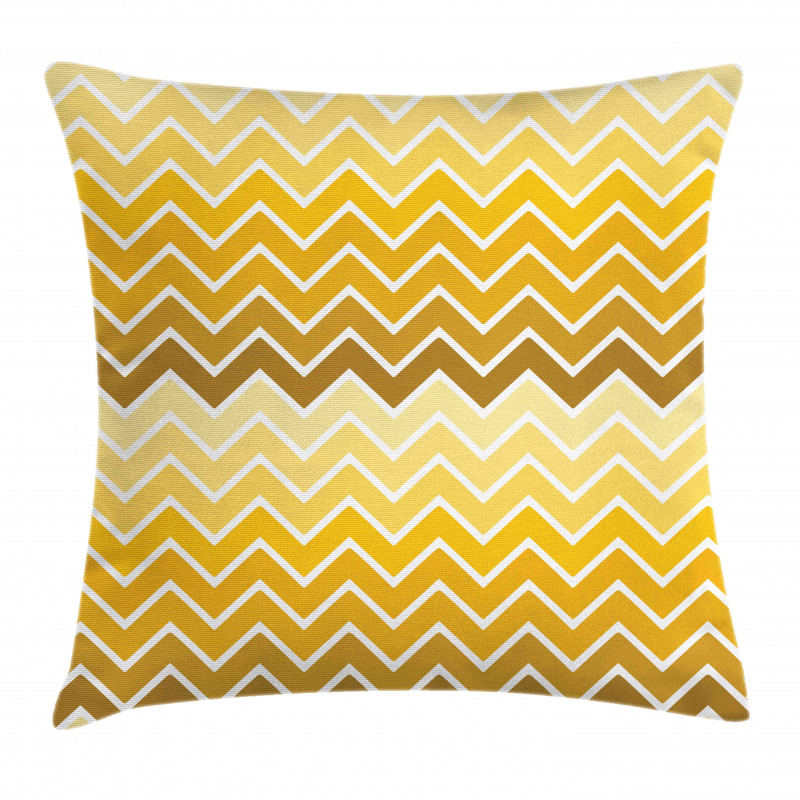 Chevron Zigzag Ombre Pillow Cover