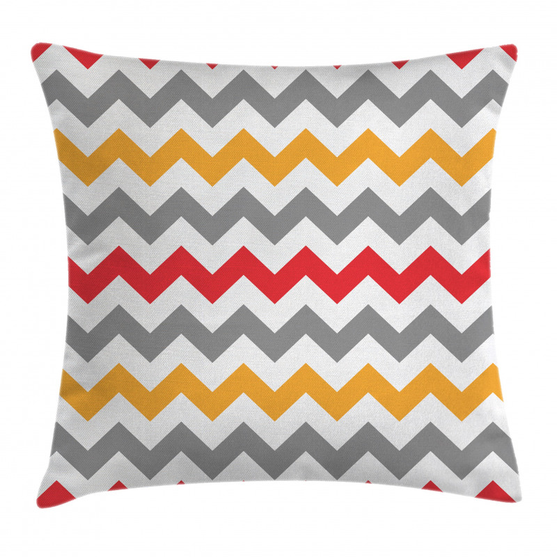 Abstract Retro Chevron Pillow Cover