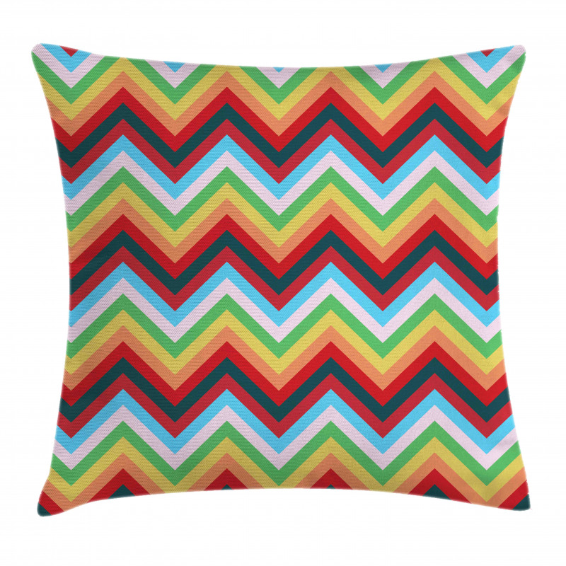 Zigzag Sharp Vibrant Pillow Cover