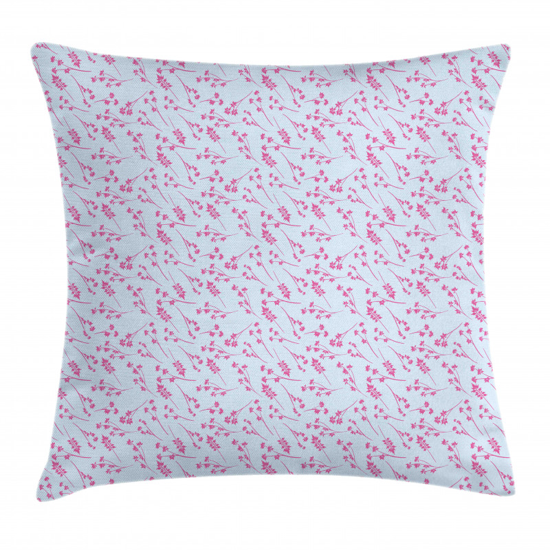 Soft Botanical Summer Pillow Cover